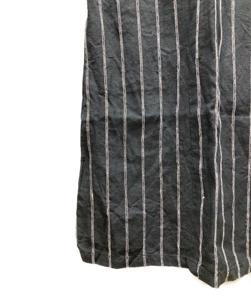 plantation（プランテーション）plantation (プランテーション) ヘンプストライプワンピース ネイビー サイズ:2の古着・服飾アイテム