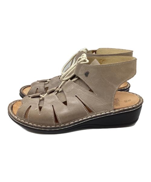 Finn Comfort（フィンコンフォート）Finn Comfort (フィンコンフォート) MALAGA/レザーサンダル ブラウン サイズ:38Dの古着・服飾アイテム
