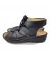 Finn Comfort (フィンコンフォート) MALAGA/レザーサンダル ブラック サイズ:38D：3000円