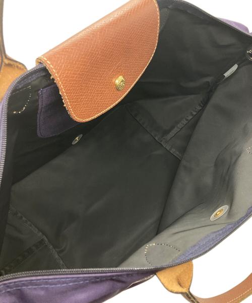 LONGCHAMP（ロンシャン）LONGCHAMP (ロンシャン) トートバッグ/エッフェル塔 パープルの古着・服飾アイテム