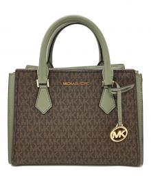MICHAEL KORS（マイケルコース）の古着「ハンドバッグ」｜ブラウン×グリーン