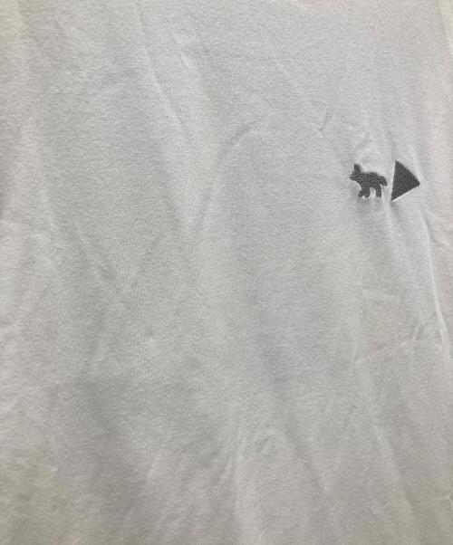 maison kitsune（メゾンキツネ）MAISON KITSUNE (メゾンキツネ) and wander (アンドワンダー) DRY Cotton T-shirt ホワイト サイズ:4の古着・服飾アイテム