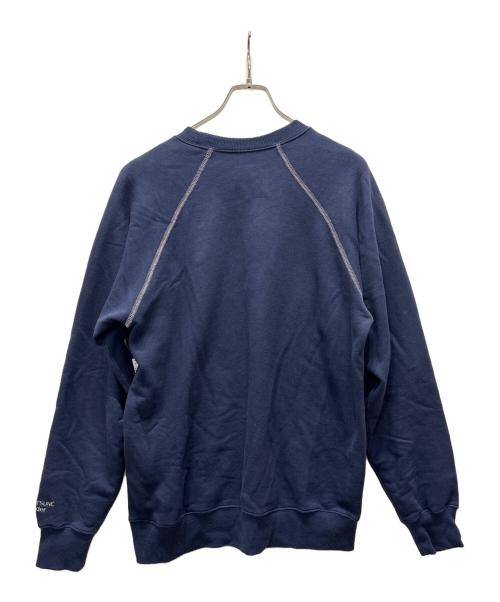 maison kitsune（メゾンキツネ）maison kitsune (メゾンキツネ) and wander (アンドワンダー) DRY COTTON SWEATSHIRT ネイビー サイズ:3の古着・服飾アイテム