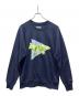 maison kitsune（メゾンキツネ）の古着「DRY COTTON SWEATSHIRT」｜ネイビー