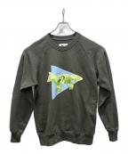 maison kitsune×and wanderメゾンキツネ×アンドワンダー）の古着「DRY COTTON SWEATSHIRT」｜オリーブ