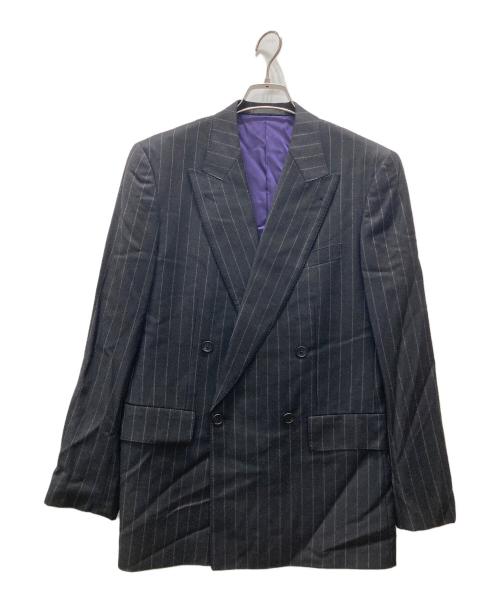 Paul Smith London（ポールスミスロンドン）Paul Smith London (ポールスミスロンドン) ゼニア生地ダブル セットアップスーツ ダークグレー サイズ:Lの古着・服飾アイテム