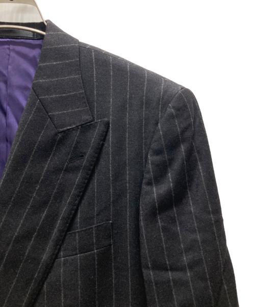 Paul Smith London（ポールスミスロンドン）Paul Smith London (ポールスミスロンドン) ゼニア生地ダブル セットアップスーツ ダークグレー サイズ:Lの古着・服飾アイテム