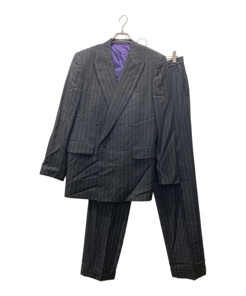 Paul Smith London（ポールスミスロンドン）Paul Smith London (ポールスミスロンドン) ゼニア生地ダブル セットアップスーツ ダークグレー サイズ:Lの古着・服飾アイテム