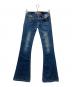 Cook jeans（クックジーンズ）の古着「ブーツカットデニムパンツ/Y2K」｜ブルー