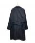 LANVIN en Bleu (ランバンオンブルー) シャドーレオパード柄リバーシブルトレンチコート ブラック サイズ:50：12000円