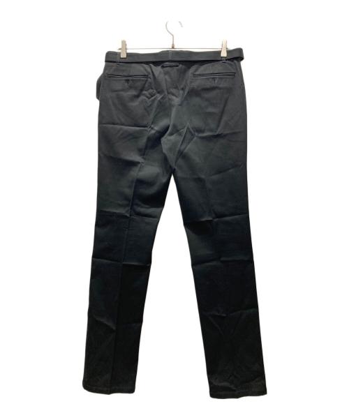 Jean Paul Gaultier homme（ジャンポールゴルチェオム）Jean Paul Gaultier homme (ジャンポールゴルチェオム) ベルト付スキニースラックス ブラック サイズ:50の古着・服飾アイテム