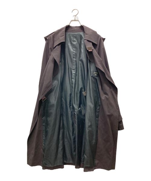 Jean Paul Gaultier homme（ジャンポールゴルチェオム）Jean Paul GAULTIER HOMME (ジャンポールゴルチェオム) ラップデザインロングトレンチコート ブラウン サイズ:48の古着・服飾アイテム