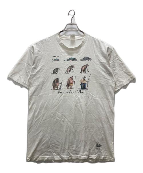 THE FAR SIDE（ザファーサイド）the far side (ザファーサイド) 90's 古着プリントTシャツ ホワイト サイズ:XLの古着・服飾アイテム