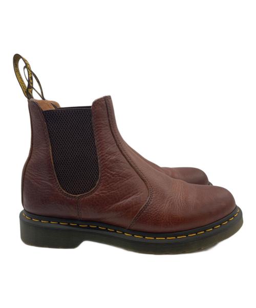 Dr.Martens（ドクターマーチン）Dr.Martens (ドクターマーチン) 2976 Wax Commander Leather Chelsea Boots ブラウン サイズ:UK8の古着・服飾アイテム
