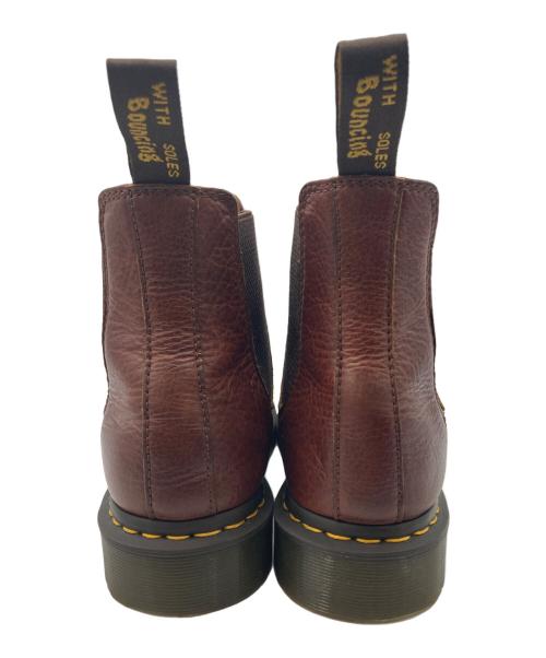 Dr.Martens（ドクターマーチン）Dr.Martens (ドクターマーチン) 2976 Wax Commander Leather Chelsea Boots ブラウン サイズ:UK8の古着・服飾アイテム
