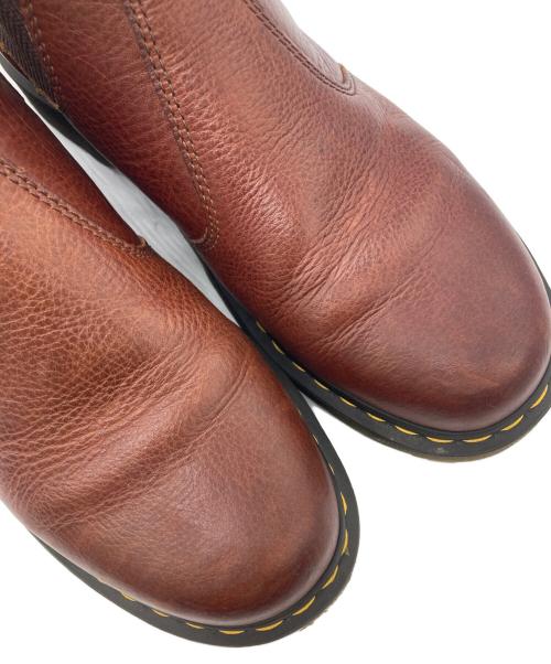 Dr.Martens（ドクターマーチン）Dr.Martens (ドクターマーチン) 2976 Wax Commander Leather Chelsea Boots ブラウン サイズ:UK8の古着・服飾アイテム