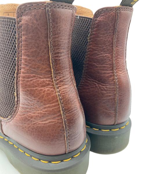 Dr.Martens（ドクターマーチン）Dr.Martens (ドクターマーチン) 2976 Wax Commander Leather Chelsea Boots ブラウン サイズ:UK8の古着・服飾アイテム