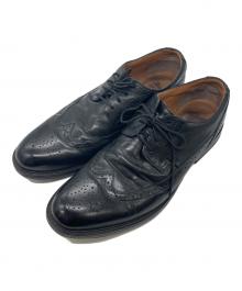 CLARKS（クラークス）の古着「メダリオンシューズ」｜ブラック