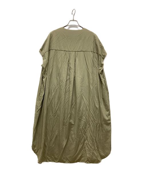 kelen（ケレン）kelen (ケレン) ブラウスワンピース カーキ サイズ:Mの古着・服飾アイテム