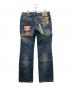 LOLITA JEANS (ロリータジーンズ) 奈良美智コラボ 刺繍デニムパンツ/Y2K ブルー サイズ:S：5000円