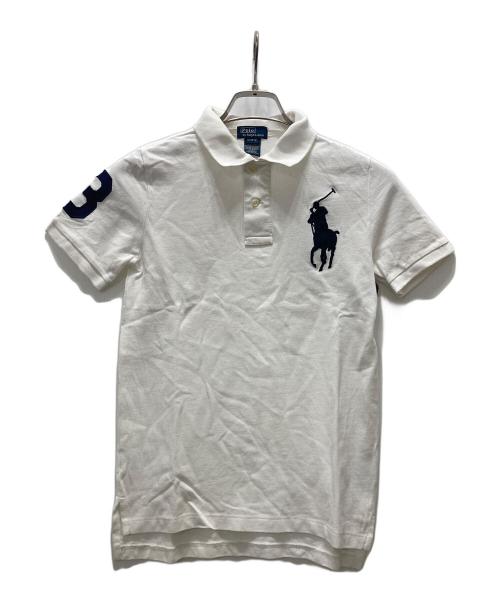 POLO RALPH LAUREN（ポロ・ラルフローレン）POLO RALPH LAUREN (ポロ・ラルフローレン) ビッグポニーポロシャツ ホワイト サイズ:M（10‐12）の古着・服飾アイテム