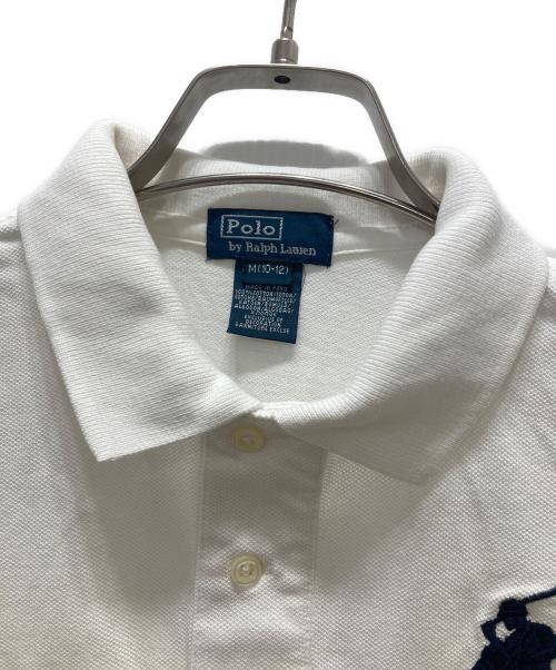 POLO RALPH LAUREN（ポロ・ラルフローレン）POLO RALPH LAUREN (ポロ・ラルフローレン) ビッグポニーポロシャツ ホワイト サイズ:M（10‐12）の古着・服飾アイテム