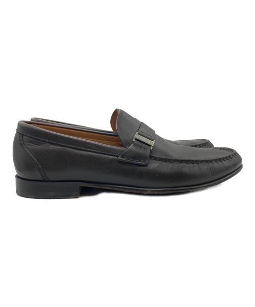 BALLY（バリー）BALLY (バリー) ベルトローファー ブラウン サイズ:8Dの古着・服飾アイテム