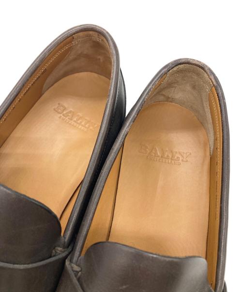 BALLY（バリー）BALLY (バリー) ベルトローファー ブラウン サイズ:8Dの古着・服飾アイテム