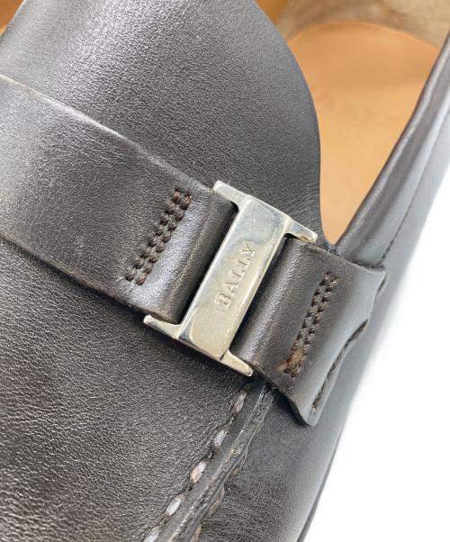 BALLY（バリー）BALLY (バリー) ベルトローファー ブラウン サイズ:8Dの古着・服飾アイテム