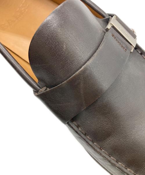 BALLY（バリー）BALLY (バリー) ベルトローファー ブラウン サイズ:8Dの古着・服飾アイテム
