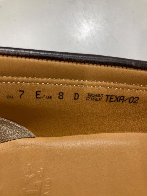 BALLY（バリー）BALLY (バリー) ベルトローファー ブラウン サイズ:8Dの古着・服飾アイテム