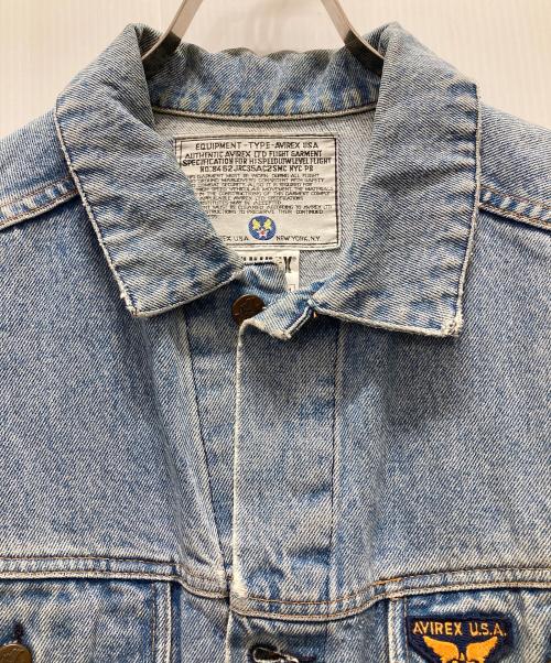 AVIREX（アヴィレックス）AVIREX (アヴィレックス) デニムジャケット インディゴ サイズ:Mの古着・服飾アイテム