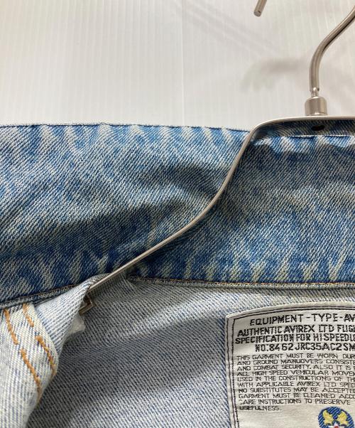 AVIREX（アヴィレックス）AVIREX (アヴィレックス) デニムジャケット インディゴ サイズ:Mの古着・服飾アイテム