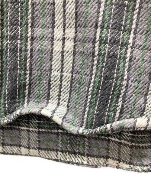 stussy（ステューシー）stussy (ステューシー) Beach Plaid Shirt グレー サイズ:Mの古着・服飾アイテム