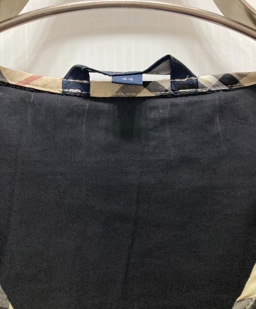 BURBERRY LONDON（バーバリーロンドン）BURBERRY LONDON (バーバリーロンドン) 長袖フリルブラウス ブラック サイズ:44の古着・服飾アイテム