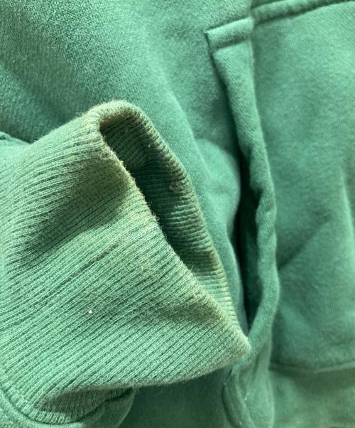 stussy（ステューシー）stussy (ステューシー) 刺繍ロゴプルオーバーパーカー グリーン サイズ:XLの古着・服飾アイテム