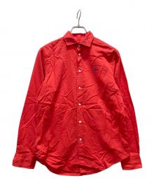 POLO RALPH LAUREN（ポロ・ラルフローレン）の古着「レギュラーカラーシャツ」｜レッド
