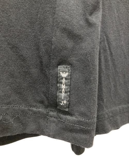 ARMANI JEANS（アルマーニジーンズ）ARMANI JEANS (アルマーニジーンズ) プリントカットソー ブラック サイズ:Mの古着・服飾アイテム
