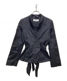 MaxMara（マックスマーラ）の古着「ラップテーラードジャケット」｜ネイビー