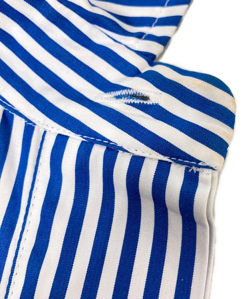 PLAN C（プランシー）Plan C (プランシー) 半袖ストライプワンピース スカイブルー サイズ:Sの古着・服飾アイテム