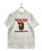 A BATHING APE×東北楽天ゴールデンイーグルスアベイシングエイプ×トウホクラクテンゴールデンイーグルス）の古着「プリントTシャツ」｜ホワイト