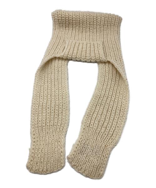 Vivienne Westwood（ヴィヴィアンウエストウッド）Vivienne Westwood (ヴィヴィアンウエストウッド) ウッド キャットイヤー ニット帽 ベージュの古着・服飾アイテム