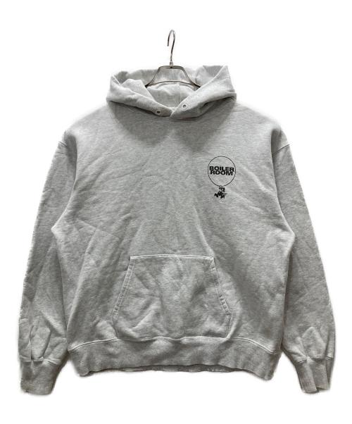 BEAMS T（ビームス ティー）BEAMS T (ビームス ティー) BOILER ROOM (ボイラールーム) FAF (エフエーエフ) プルオーバーパーカー グレー サイズ:Mの古着・服飾アイテム