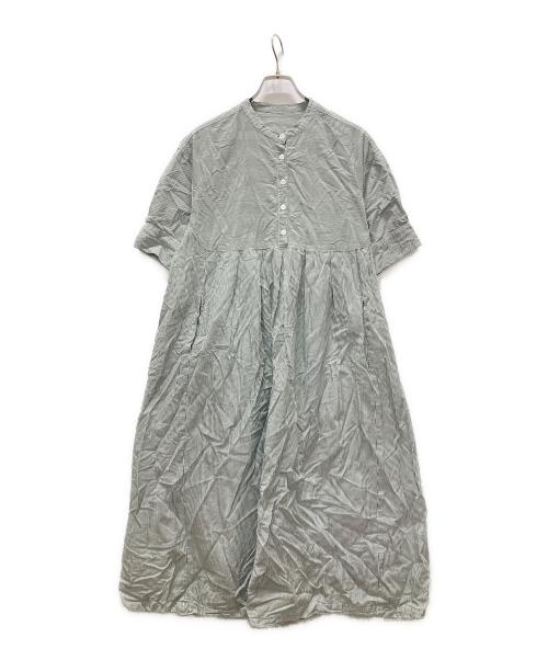 FORK&SPOON（フォーク＆スプーン）FORK&SPOON (フォーク＆スプーン) ワイドレンジシャツワンピース グリーン サイズ:2の古着・服飾アイテム