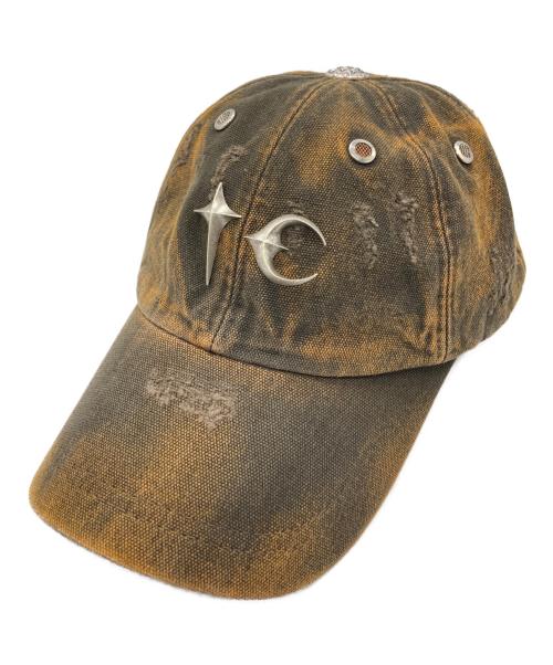 THUG CLUB（サグ クラブ）THUG CLUB (サグ クラブ) TC TWO TONE WASHED CAP ブラウン 未使用品の古着・服飾アイテム