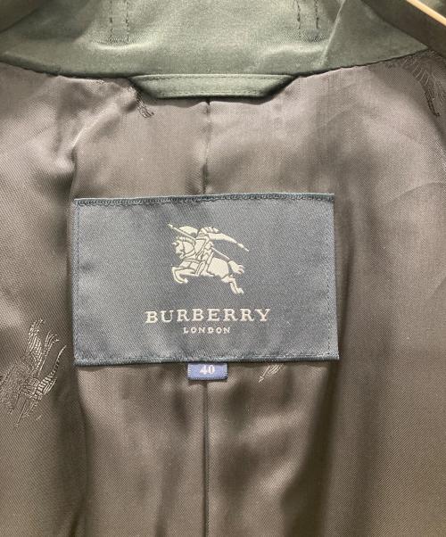 BURBERRY LONDON（バーバリーロンドン）BURBERRY LONDON (バーバリーロンドン) トレンチコート ブラック サイズ:40の古着・服飾アイテム