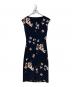 LAUREN RALPH LAUREN (ローレンラルフローレン) 花柄ノースリーブワンピース ネイビー：5000円