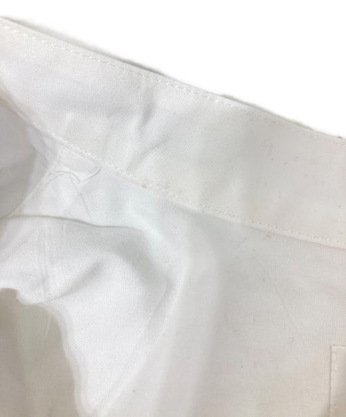 Y's（ワイズ）Y's (ワイズ) ミドル丈バンドカラーシャツ ホワイト サイズ:Mの古着・服飾アイテム
