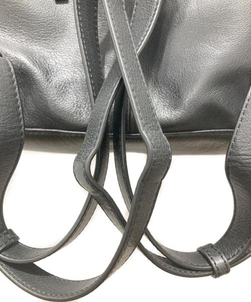 DIESEL（ディーゼル）DIESEL (ディーゼル) レザーライダースリュック ブラックの古着・服飾アイテム