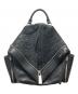 DIESEL（ディーゼル）の古着「レザーライダースリュック」｜ブラック